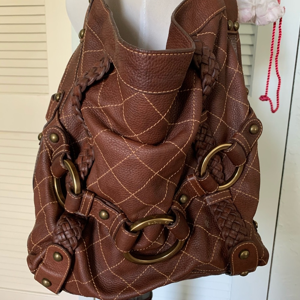 Isabella Fiore Carina Boho Leather Shoulder Bag